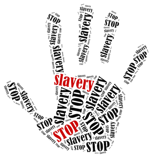 stop slavery hand